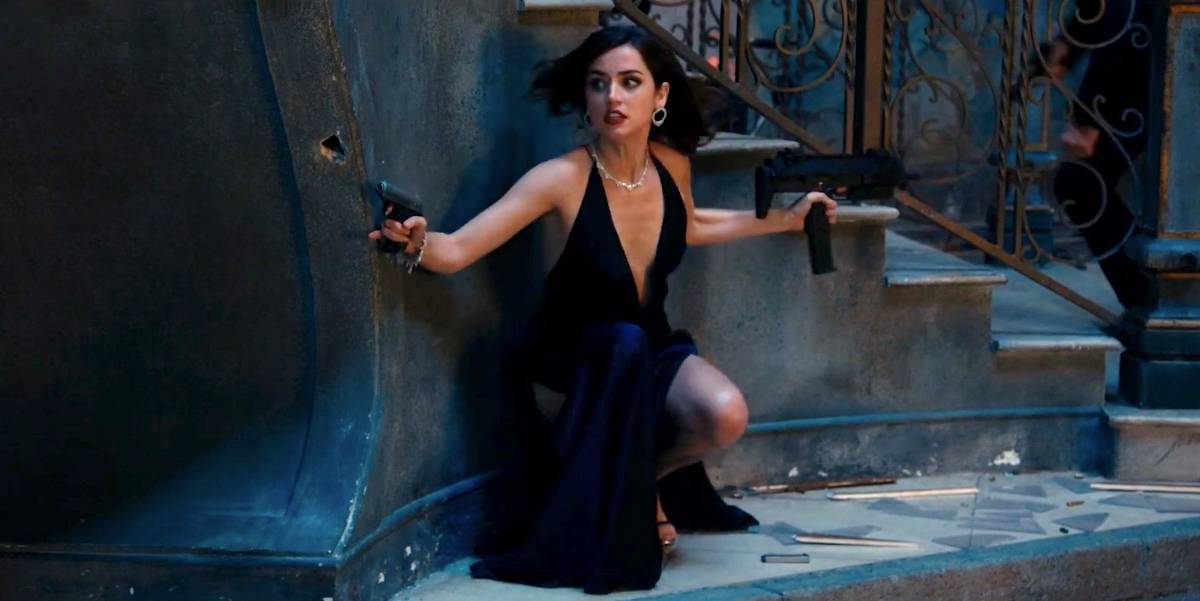 ana de armas black dress no time to die Ana De Armas' 'No Time To Die' Dress Michael Lo Sordo