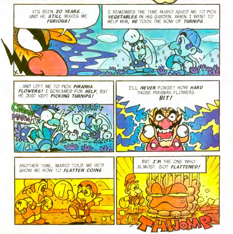 Wario’s history of being bullied by Mario