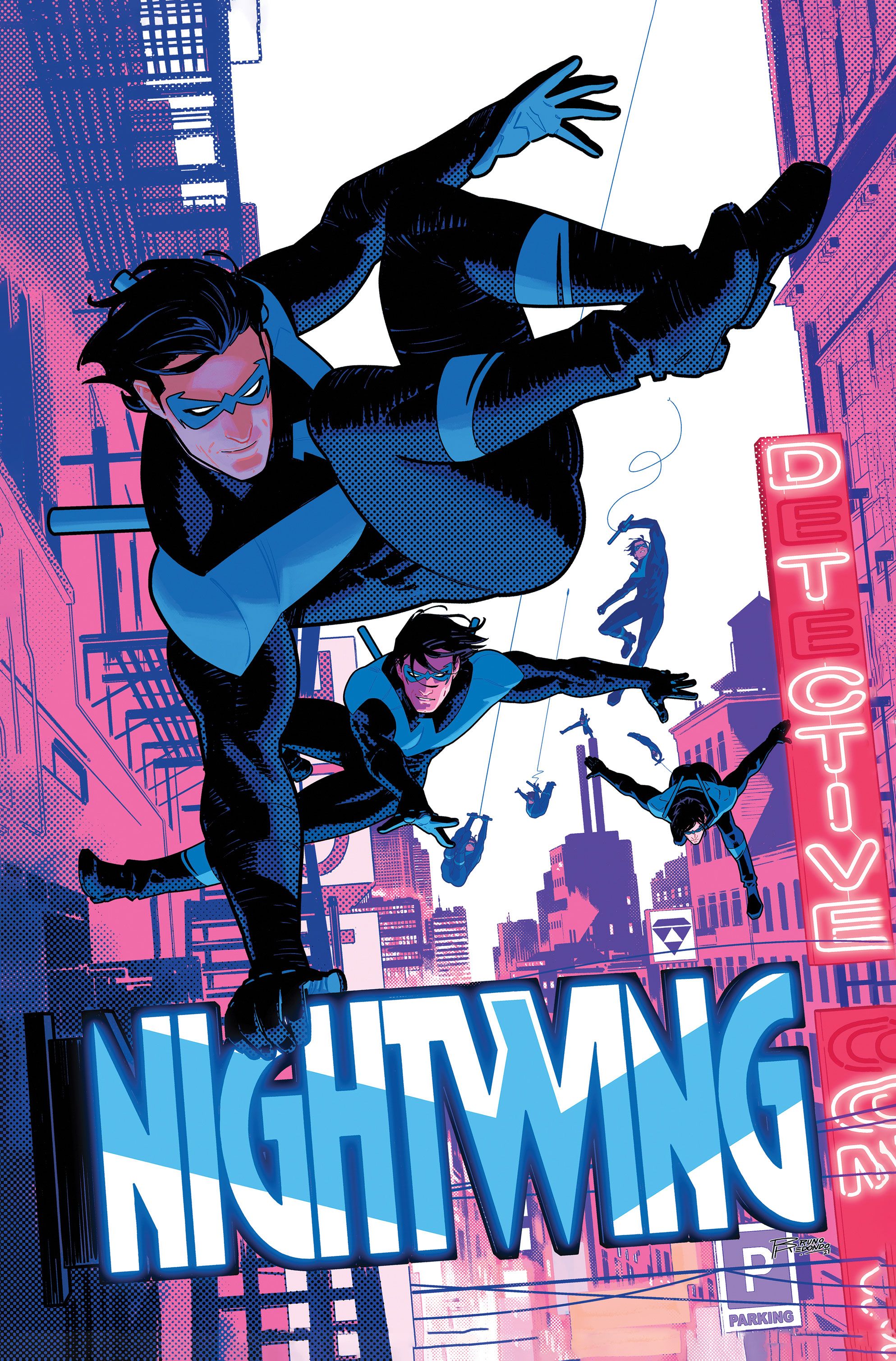 DC Comics new Nightwing comic's pages connect to form single image