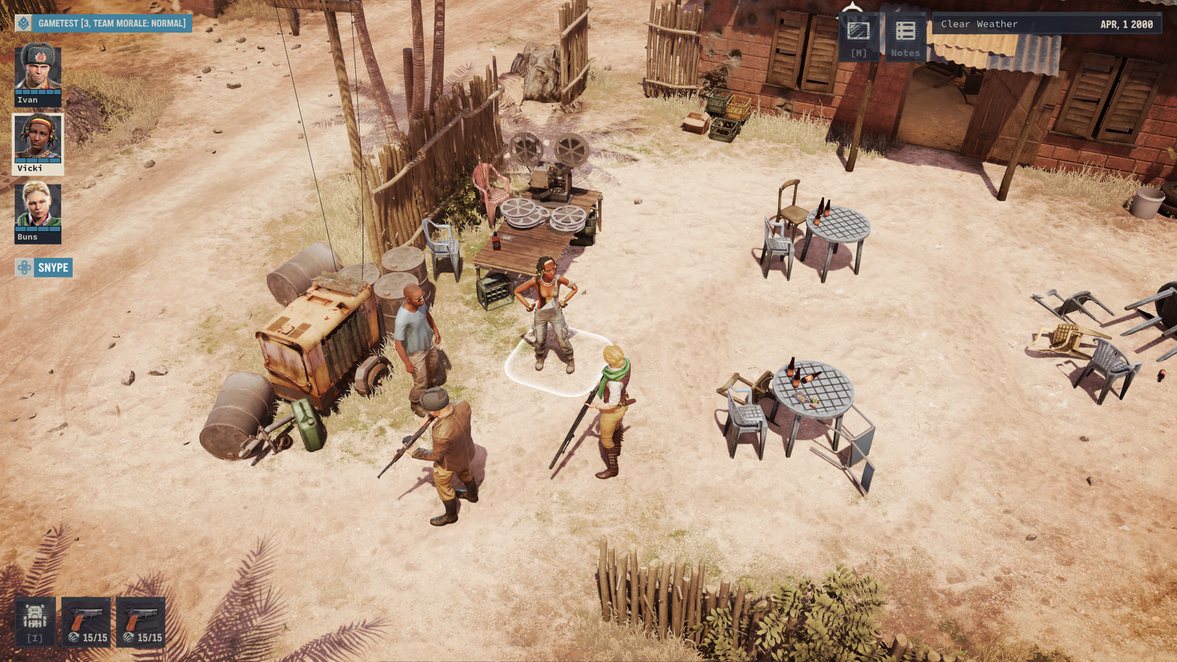 Screenshot from Jagged Alliance 3