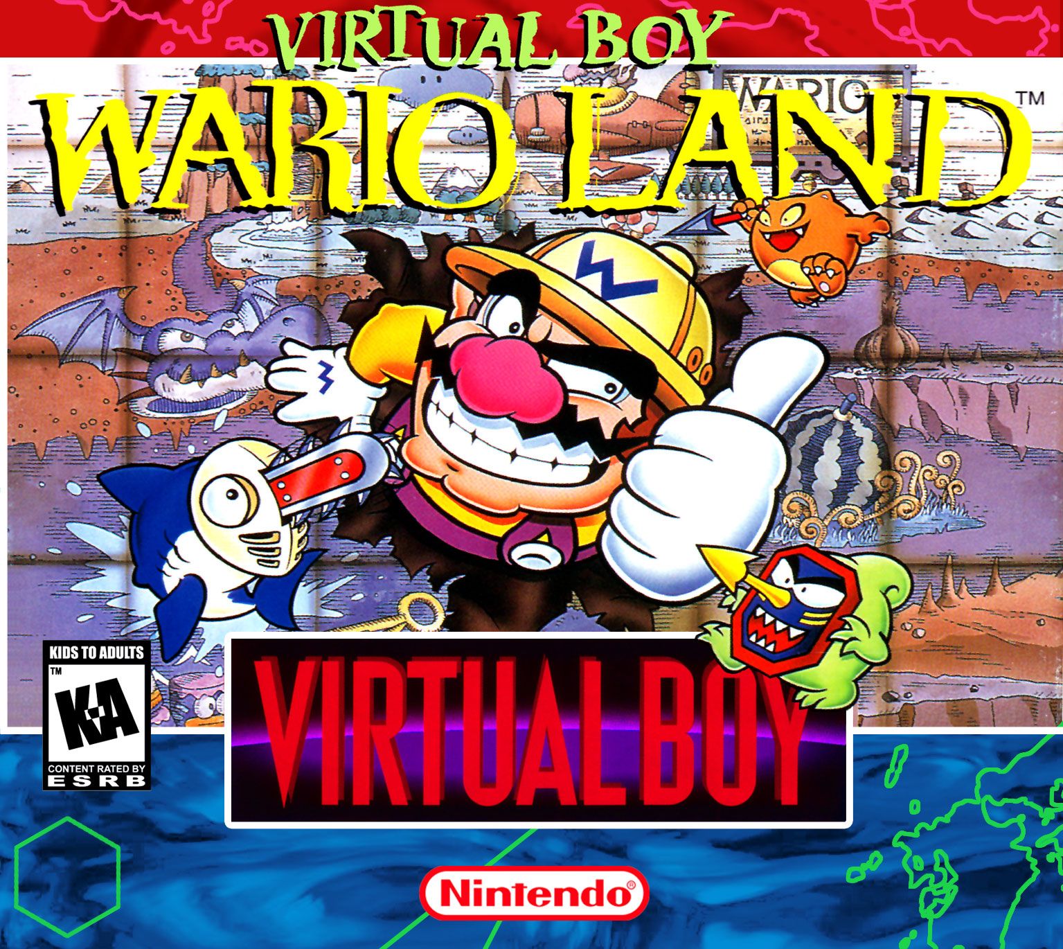 d*e様 WARIO LAND VIRTUAL BOY ゲーム Longplay of Virtual Boy Wario Land - YouTube