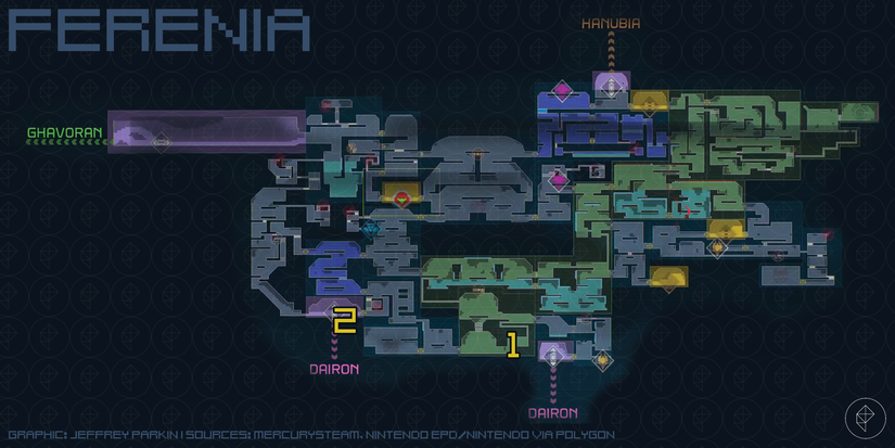 Metroid Dread Dairon walkthrough guide