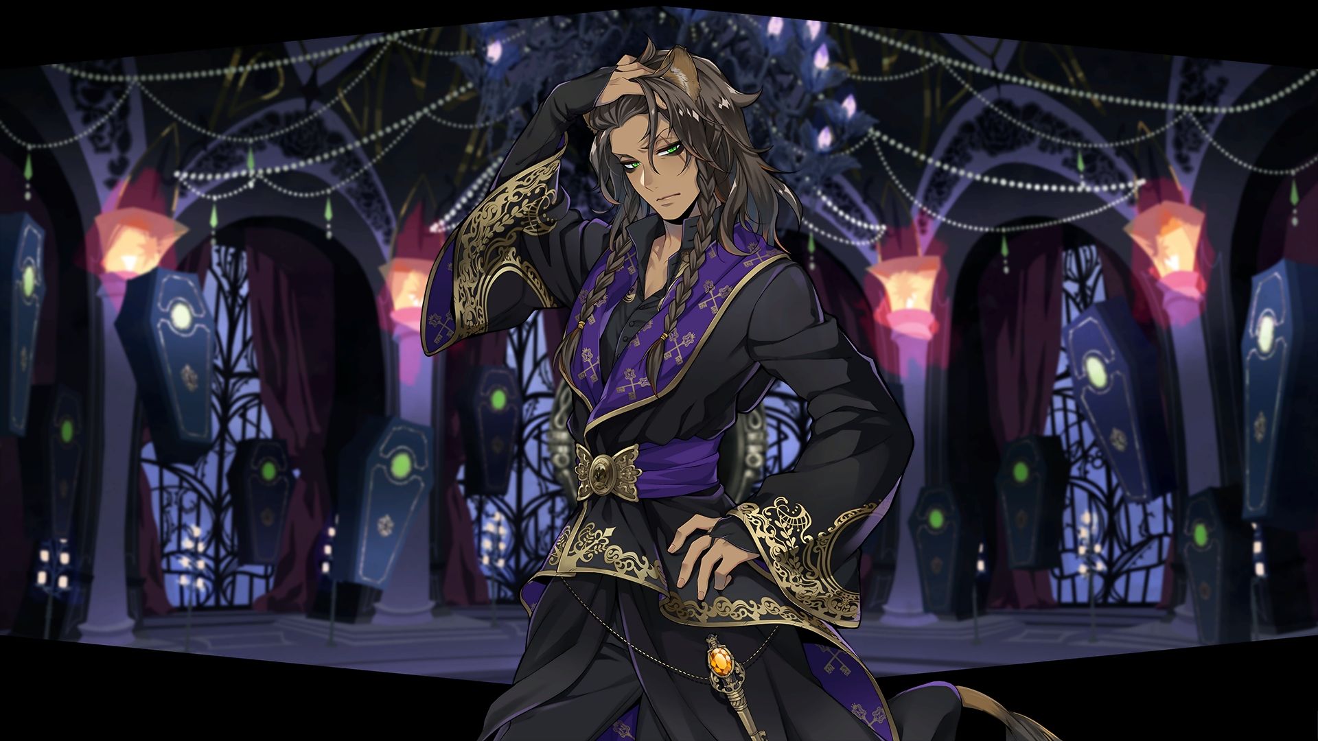 An image of one of the anime characters from Disney: Twisted-Wonderland