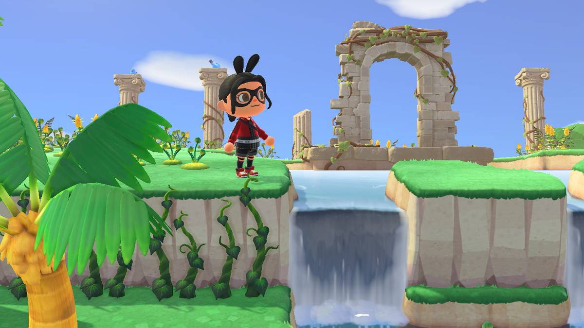 Glowing moss in Animal Crossing and ACNH vines