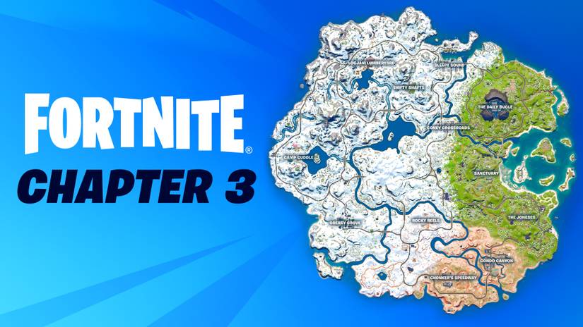 Fortnite Chapter 3’s new map includes new locations and weather effects