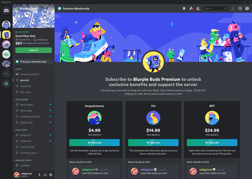 Discord's new premium memberships give content creators VIP features Discord's new premium memberships give content creators VIP features