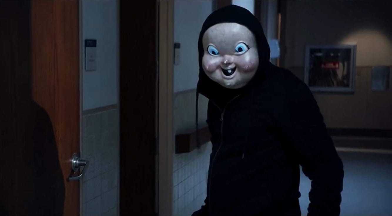 The babyface killer in Happy Death Day.
