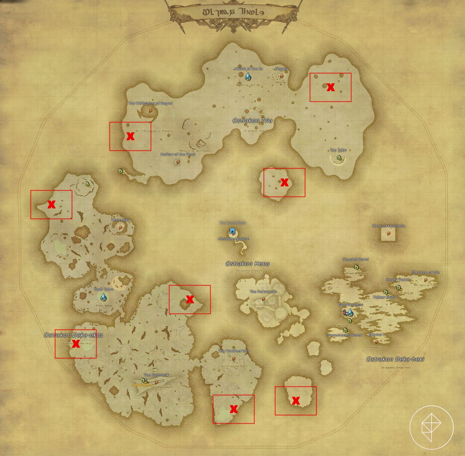 FFXIV Endwalker treasure map locations guide