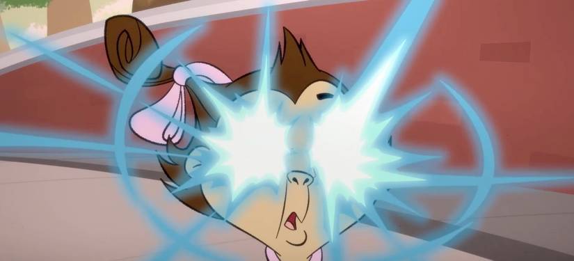 Laser eyes girl