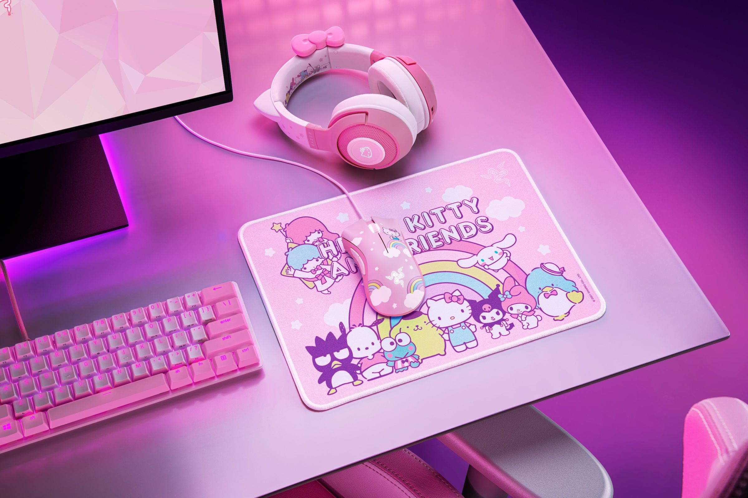Razer launches new Hello Kitty headphones, mouse, and gaming chair