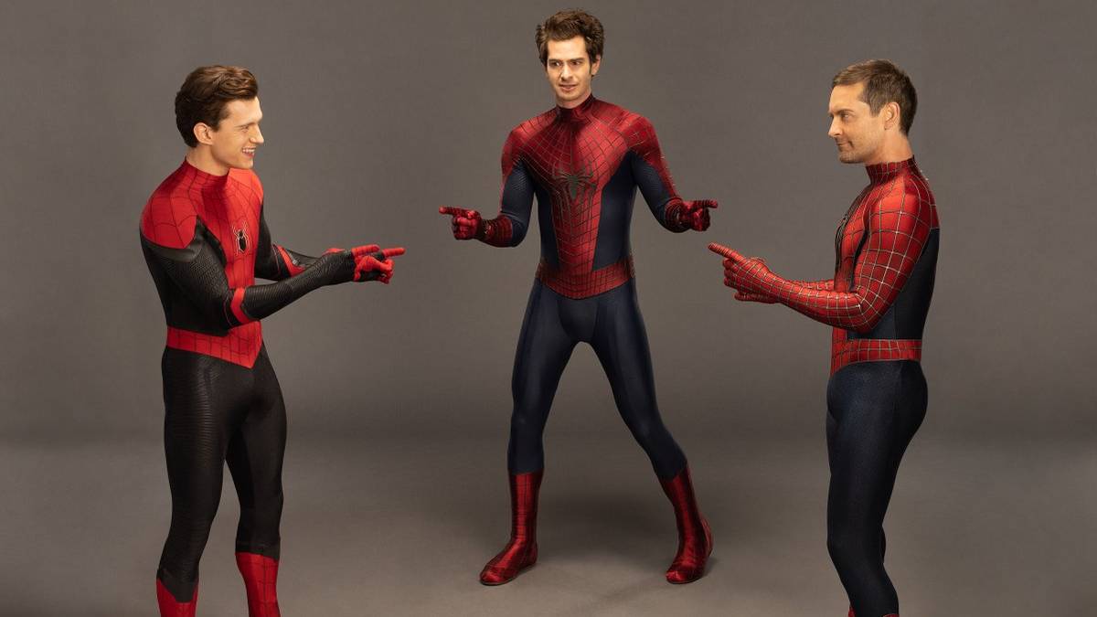 Spider-Man: No Way Home's Spider-Mans recreate the pointing meme