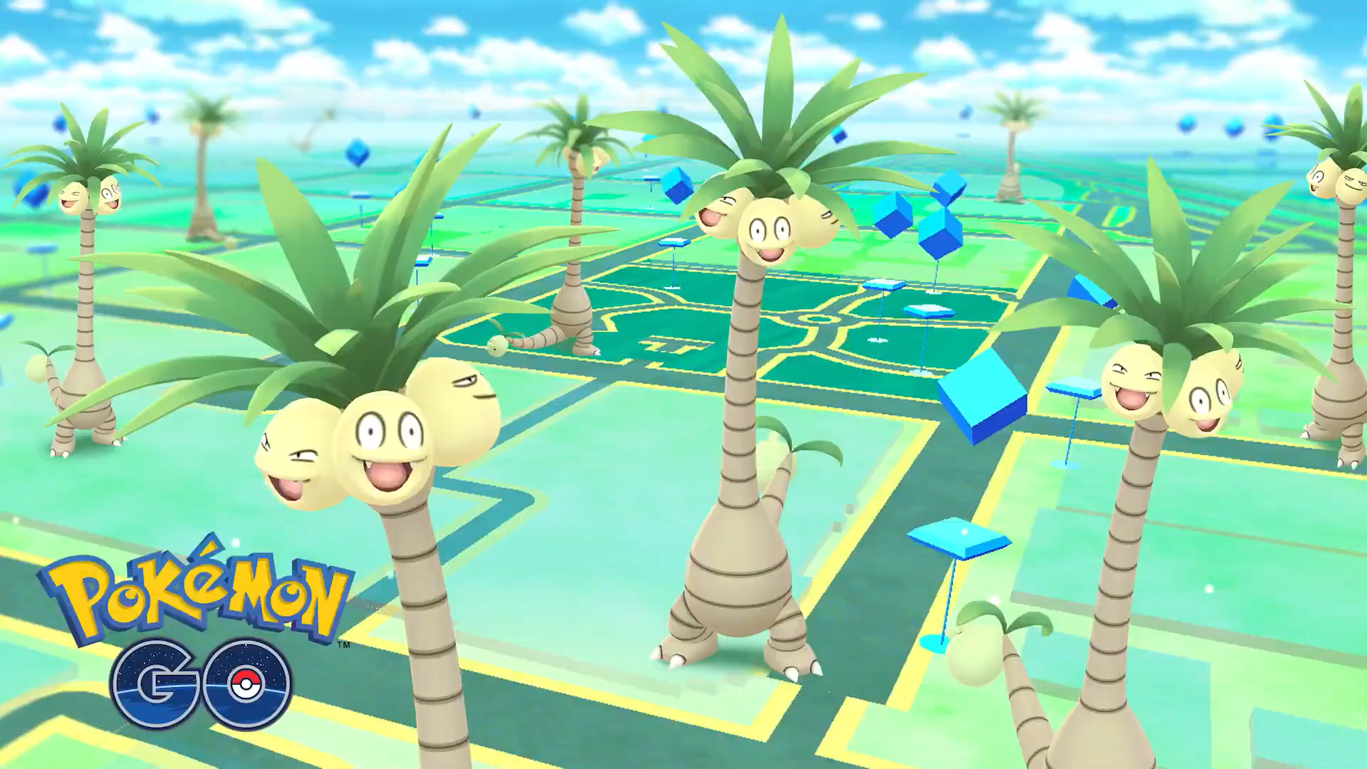 Alolan Exeggutor in pokemon go. 