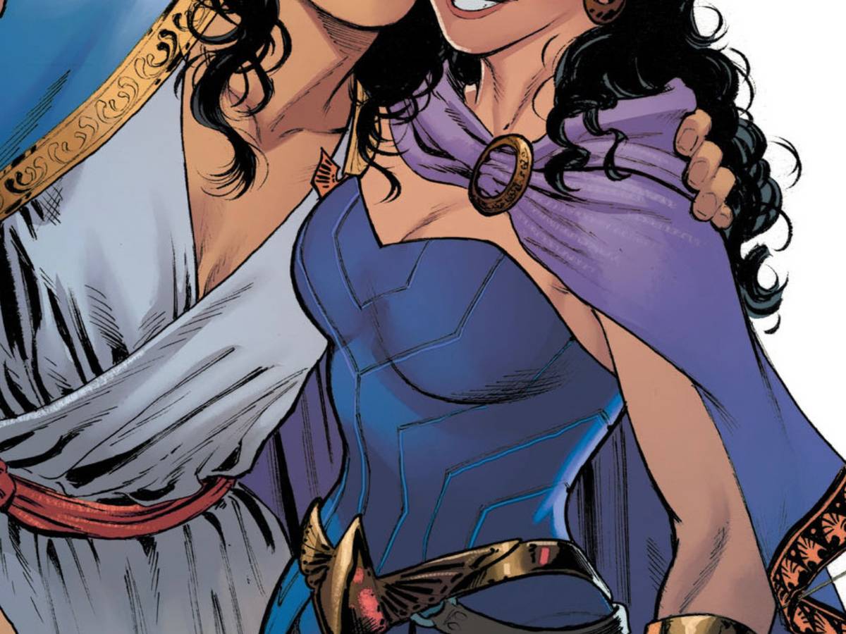 white blue and gold dress Wonder Woman Women's Costume Dress