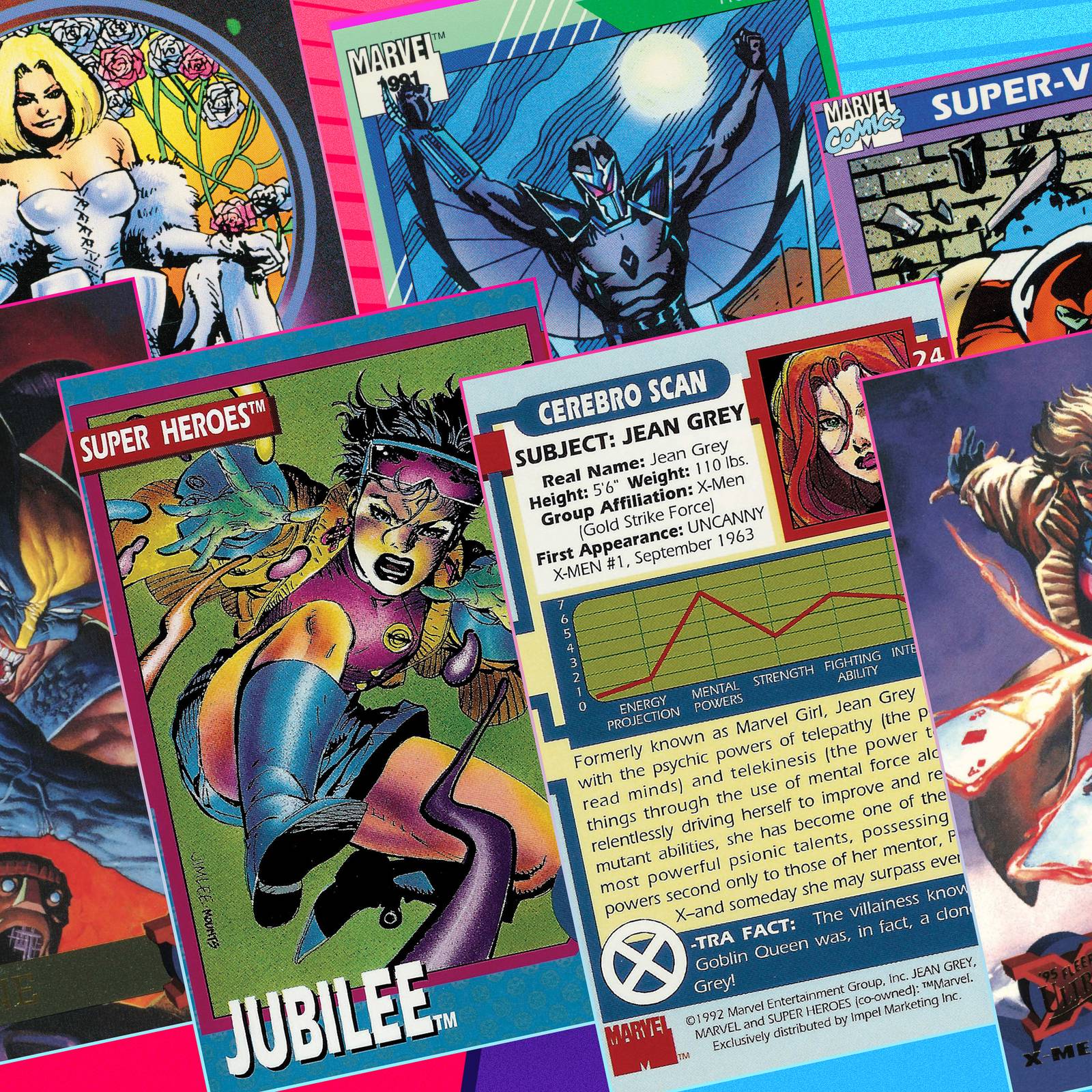 rare marvel cards from the 90s Impel 1991 Universe Series II Base Set of 162 Trading NM/M Spider-Man, X-Men : Collectibles & Fine Art How '90s Marvel cards defined