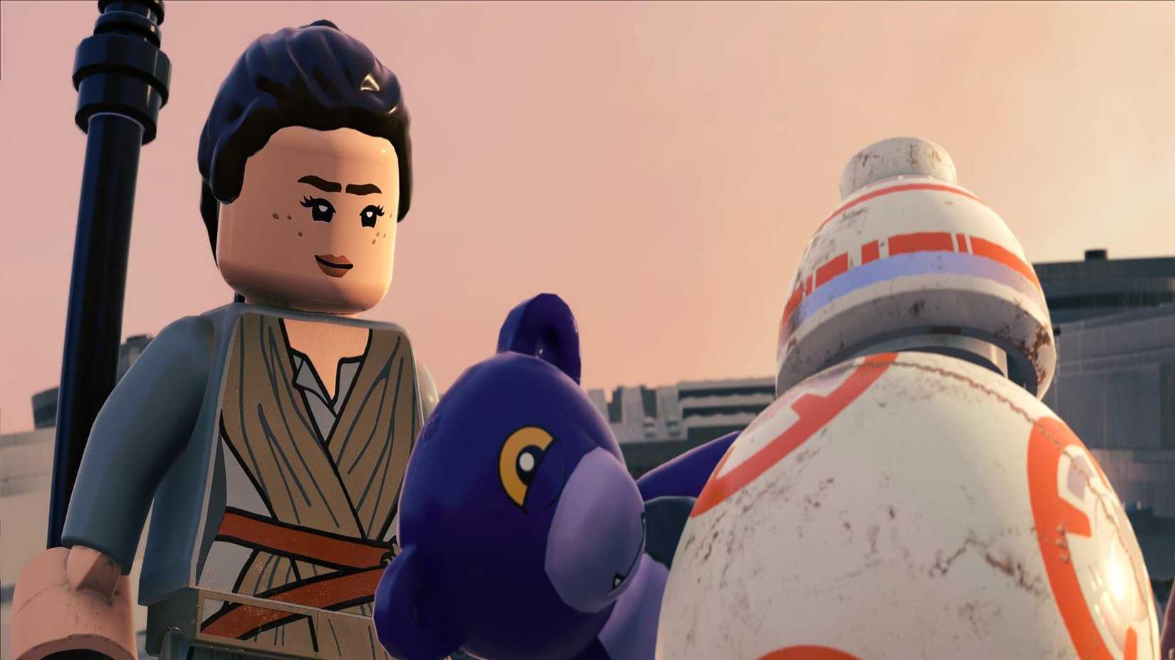 Rey and BB-8 in Lego Star Wars The Skywalker Saga Scavenger