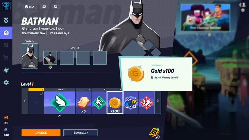 MultiVersus: How to get gold and unlock all the characters and perks