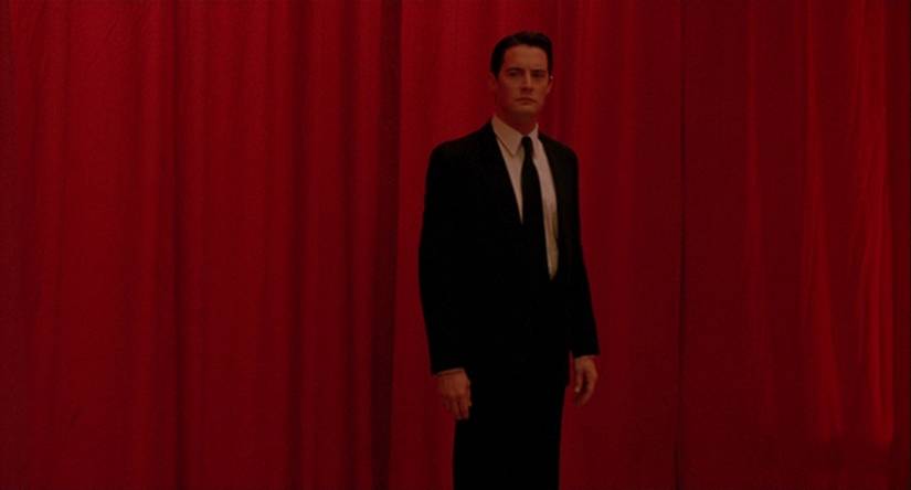 Kyle MacLachlan in the red room in Twin Peaks: Fire Walk with Me.