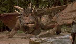 Draco the dragon in Dragonheart