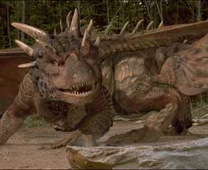 Draco the dragon in Dragonheart