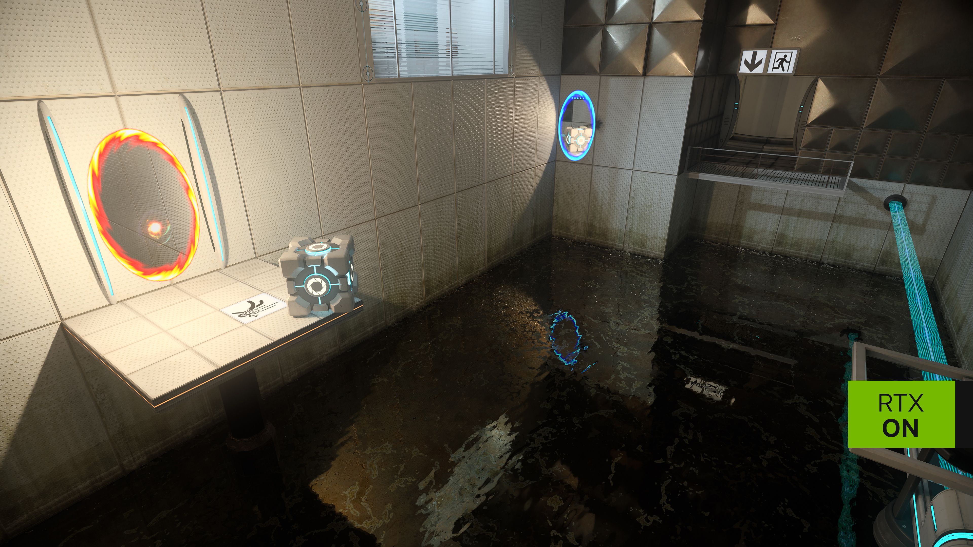 Portal with RTX updates the game with ray tracing
