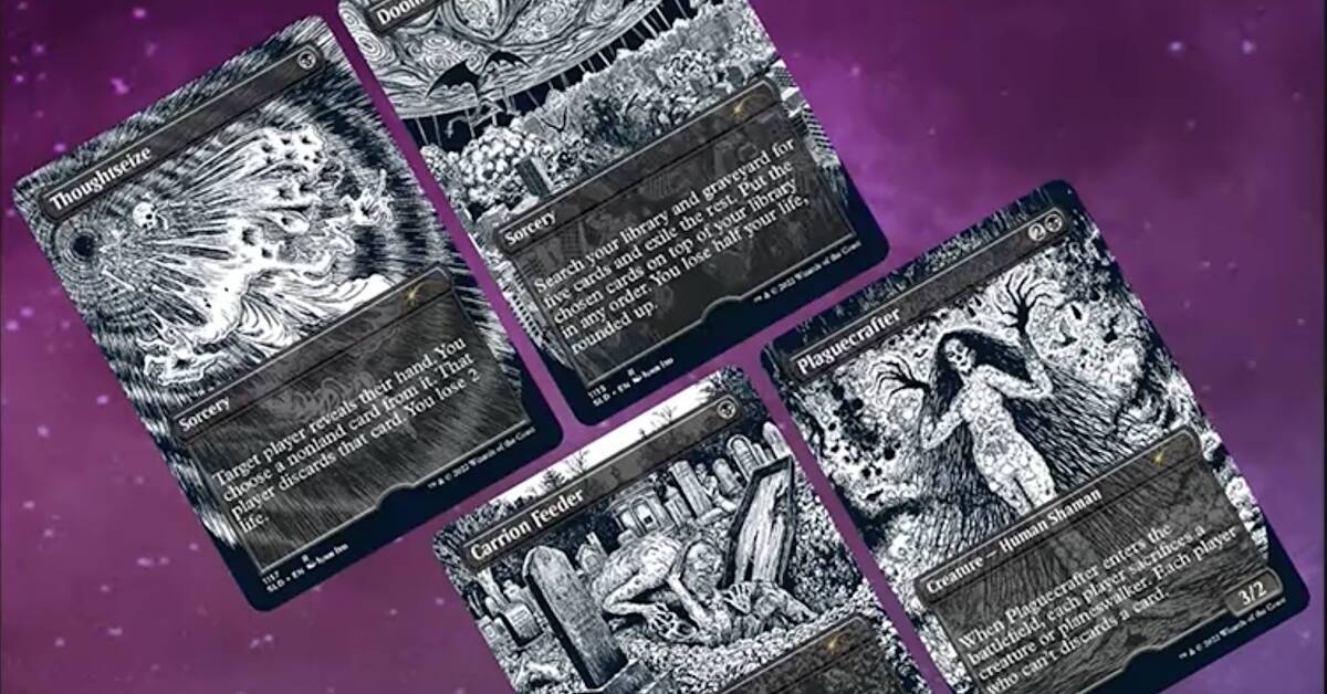 マジック：ザ・ギャザリング SECRET LAIR DROP SERIES Junji Ito mtg Magic: The Gathering collaborates with Junji Ito for four