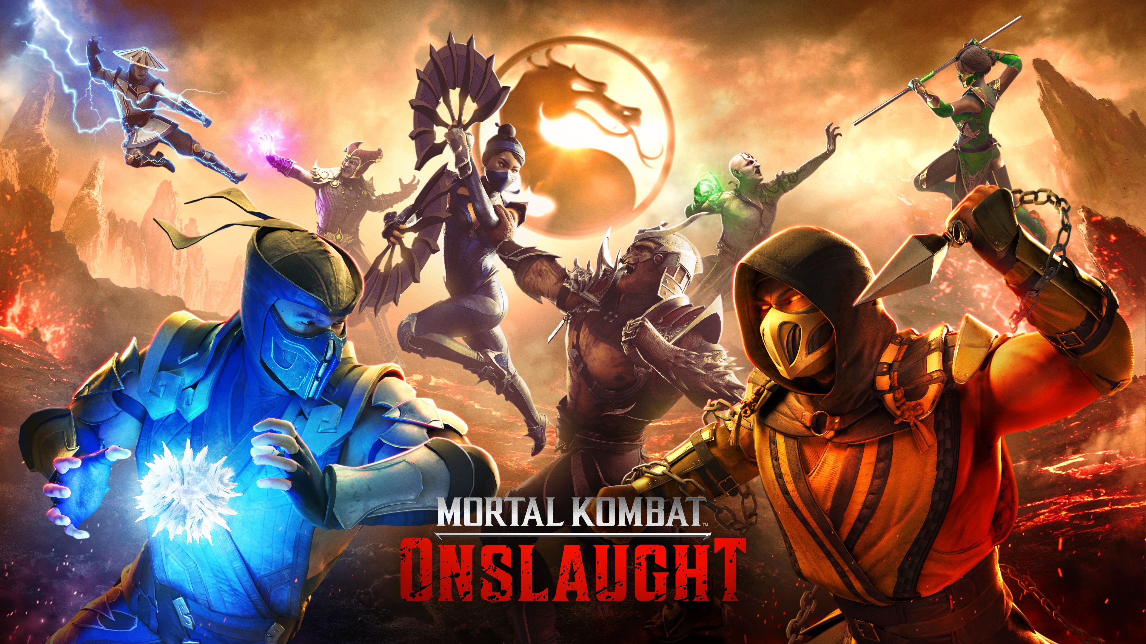 Mortal Kombat: Onslaught collection RPG announced for Android, iOS, image size:3840x2160