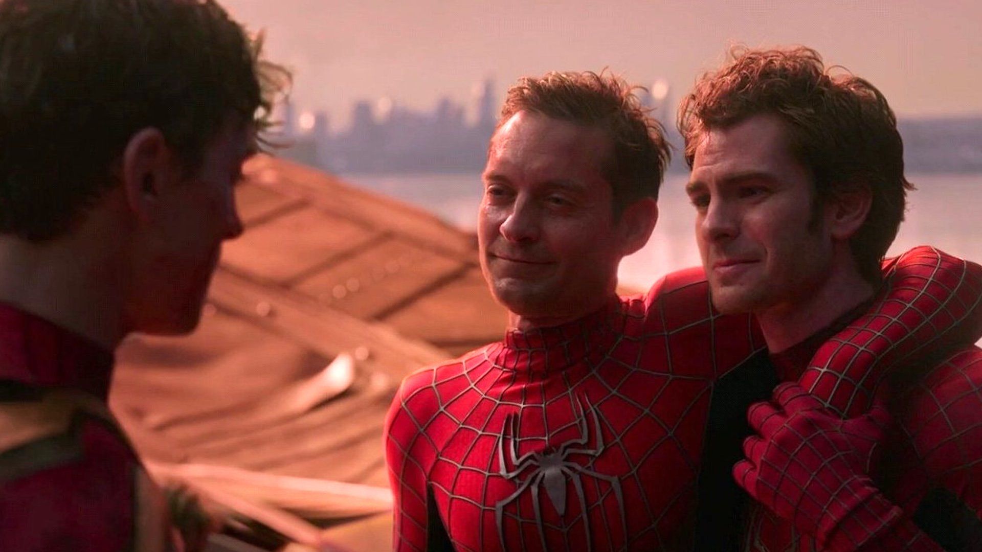 The three Spider-Men team up in No Way Home