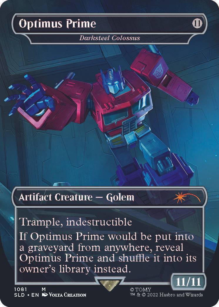 Take a first look at Magic: The Gathering's Secret Lair Transformers cards