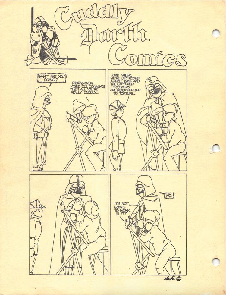 Darth Vader, the problematic fanzine fave of 1977