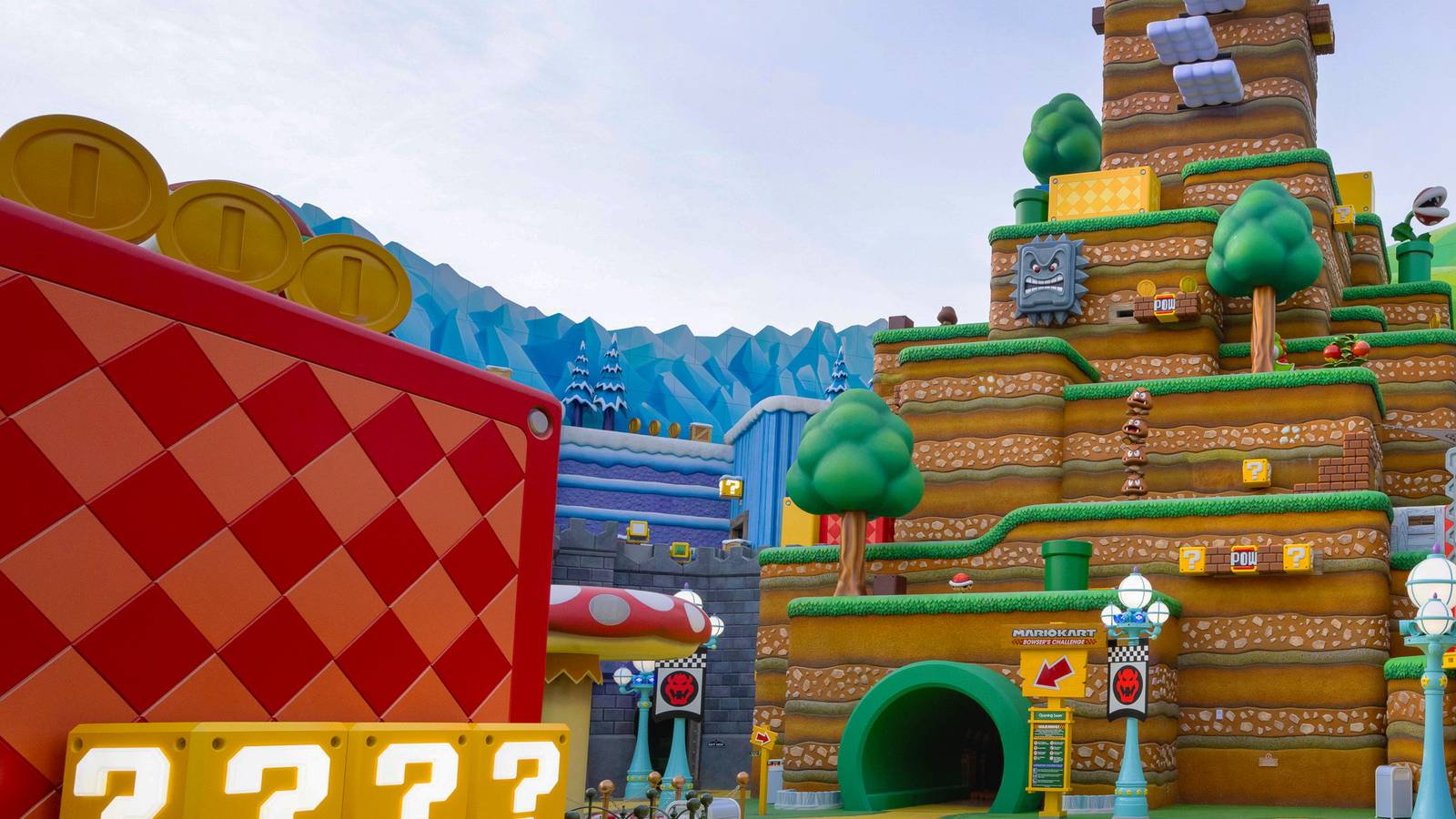 super nintendo world wallpaper