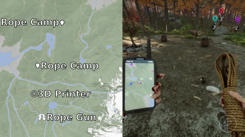 Sons of the Forest: Rope Gun location, plus where to find rope