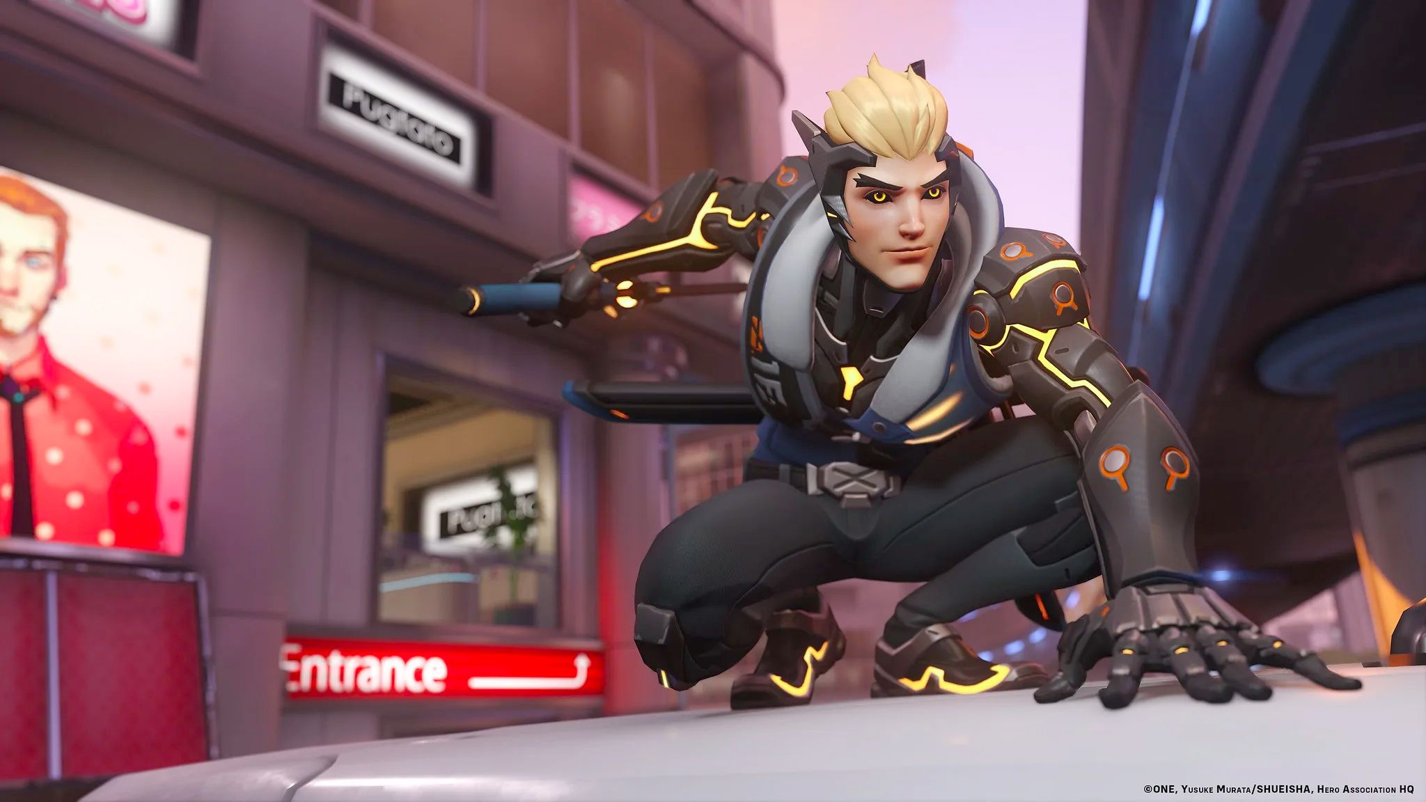 Overwatch 2 One-Punch Man crossover adds Genos Genji skin