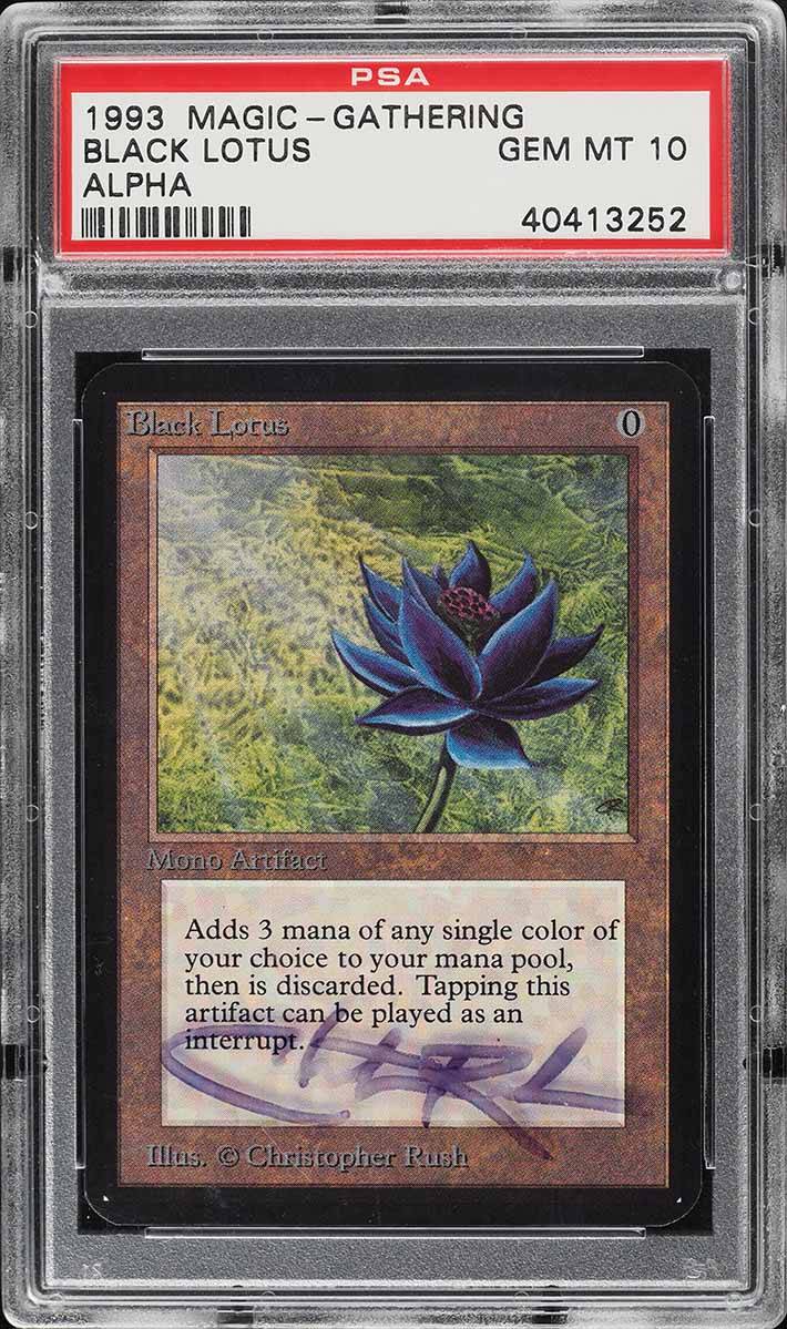 Magic: The Gathering Black Lotus card sells for record $540k at
