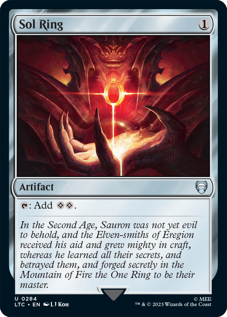 palantir mtg card The One Ring (v2) - MTG Custom Cards , Commander alternate art