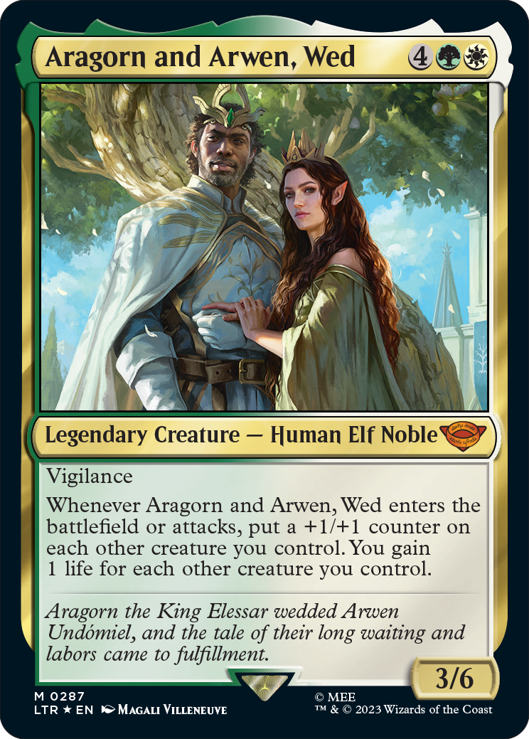 MTG's Lord of the Rings cards include an ultra-rare one-of-one One Ring MTG's Lord of the Rings cards include an ultra-rare one-of-one One Ring