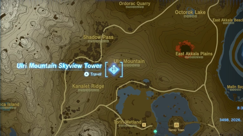 How to unlock the Ulri Mountain tower in Zelda: Tears of the Kingdom