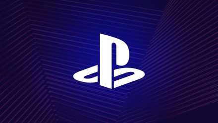 Artwork of the PlayStation “PS” logo on a stylized background