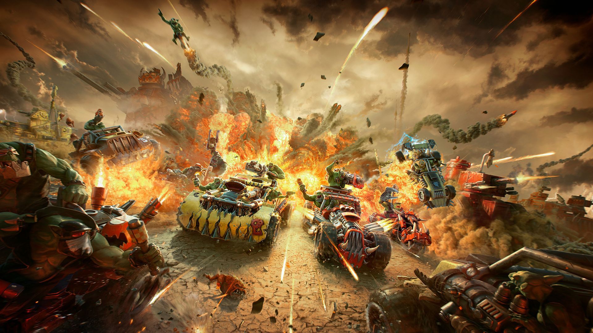 Warhammer 40K meets Twisted Metal in car combat racer Speed Freeks