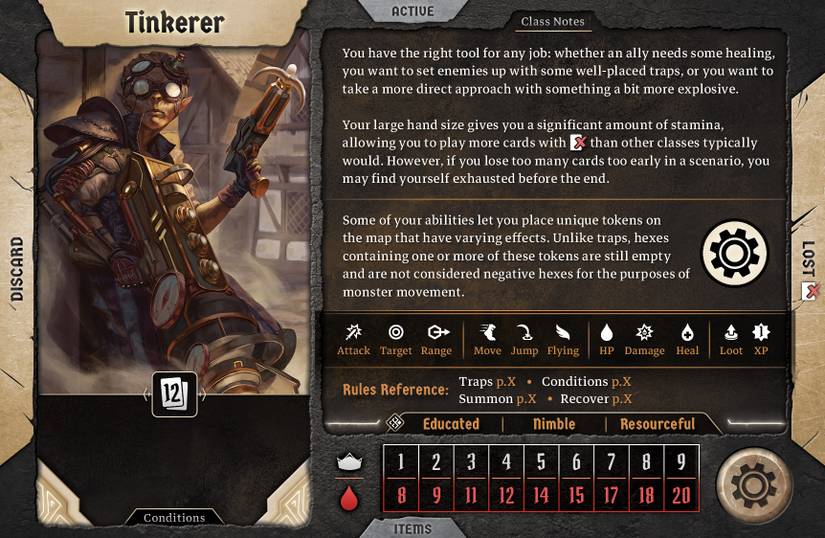 Example For Game Character Class Gloomhaven: Second Edition revealed, updates overhaul original game