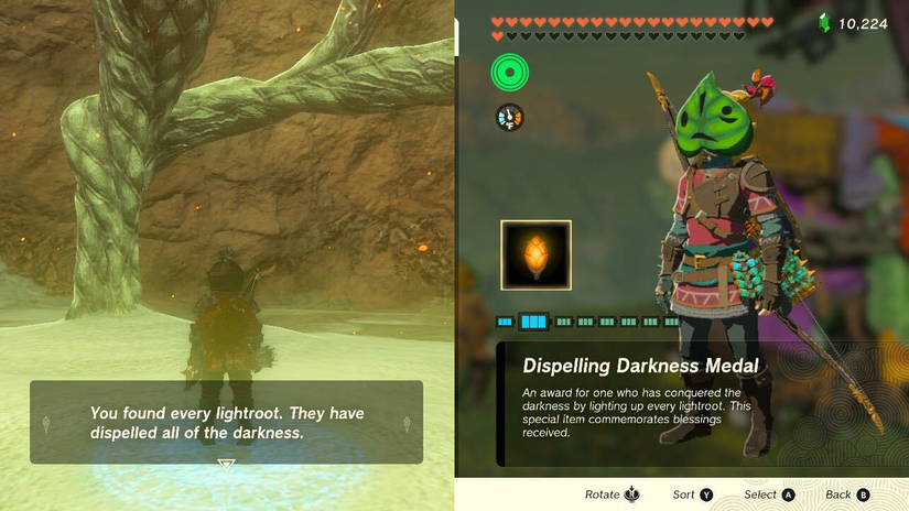How to find lightroots in Zelda: Tears of the Kingdom
