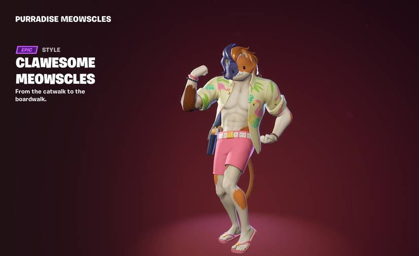Purradise Meowscles release date in Fortnite