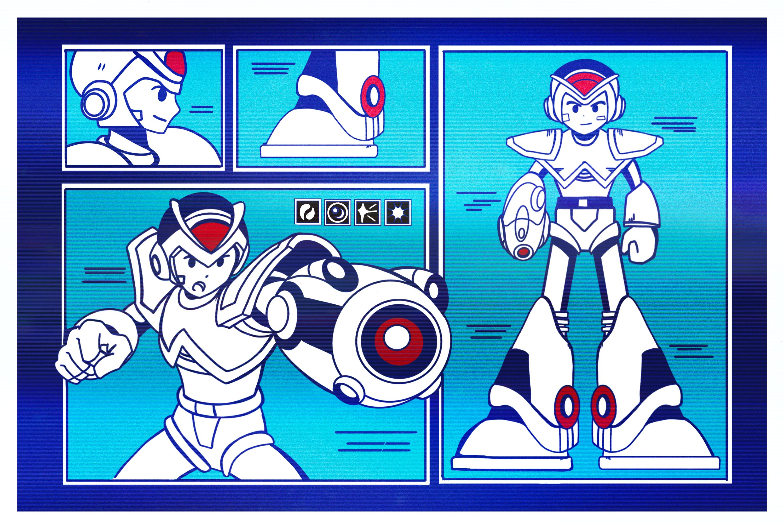 Mega Man X's character design took big steps forward