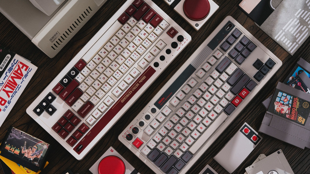 8BitDo's NES-inspired retro mechanical keyboard is up for pre-order
