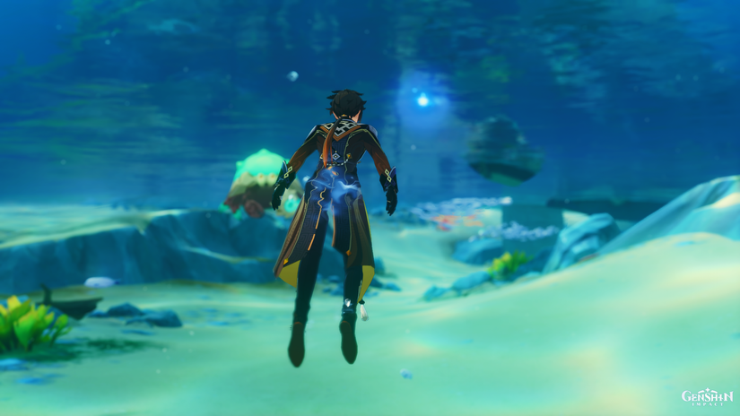 Genshin Impact devs cover up the butts of characters in underwater Genshin Impact devs cover up the butts of characters in underwater