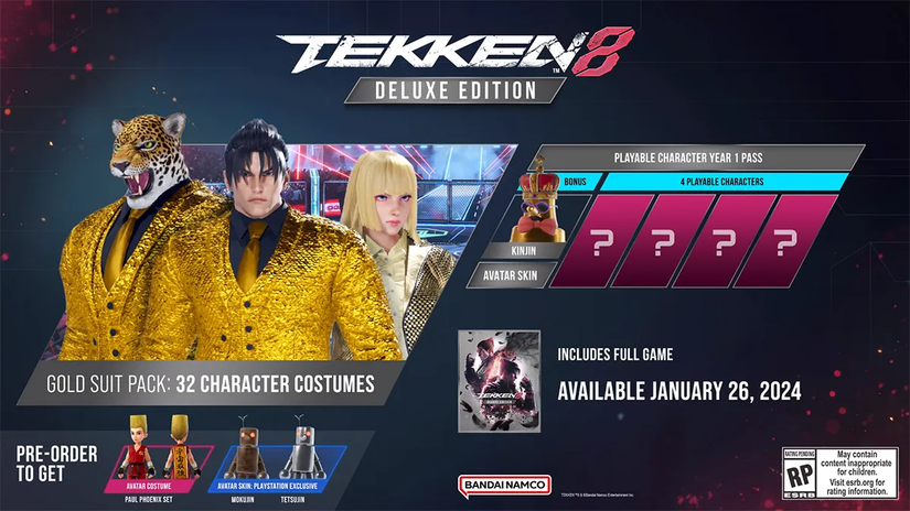 Tekken 8 pre-order: info on deluxe, ultimate, and collector's edition