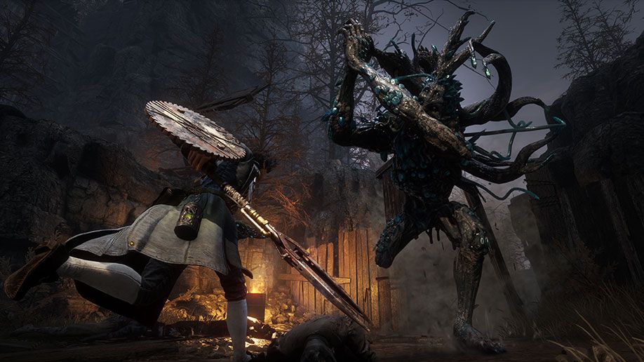 A monster attacks in Lies of P