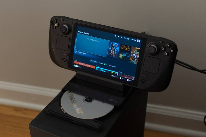 Today, I learned that the Steam Deck works with external DVD players