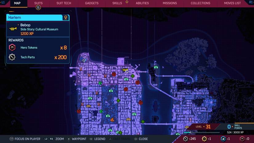 How to get Rare Tech Parts and City Tokens in Spider-Man 2