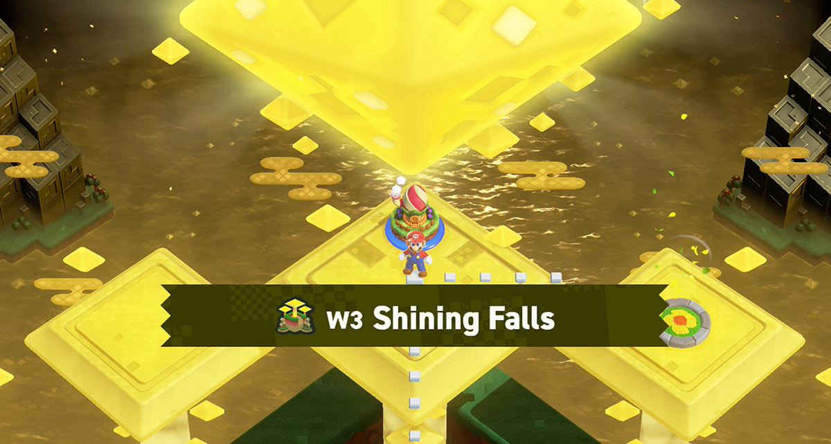 Every W3 Shining Falls Wonder Seed locations in Super Mario