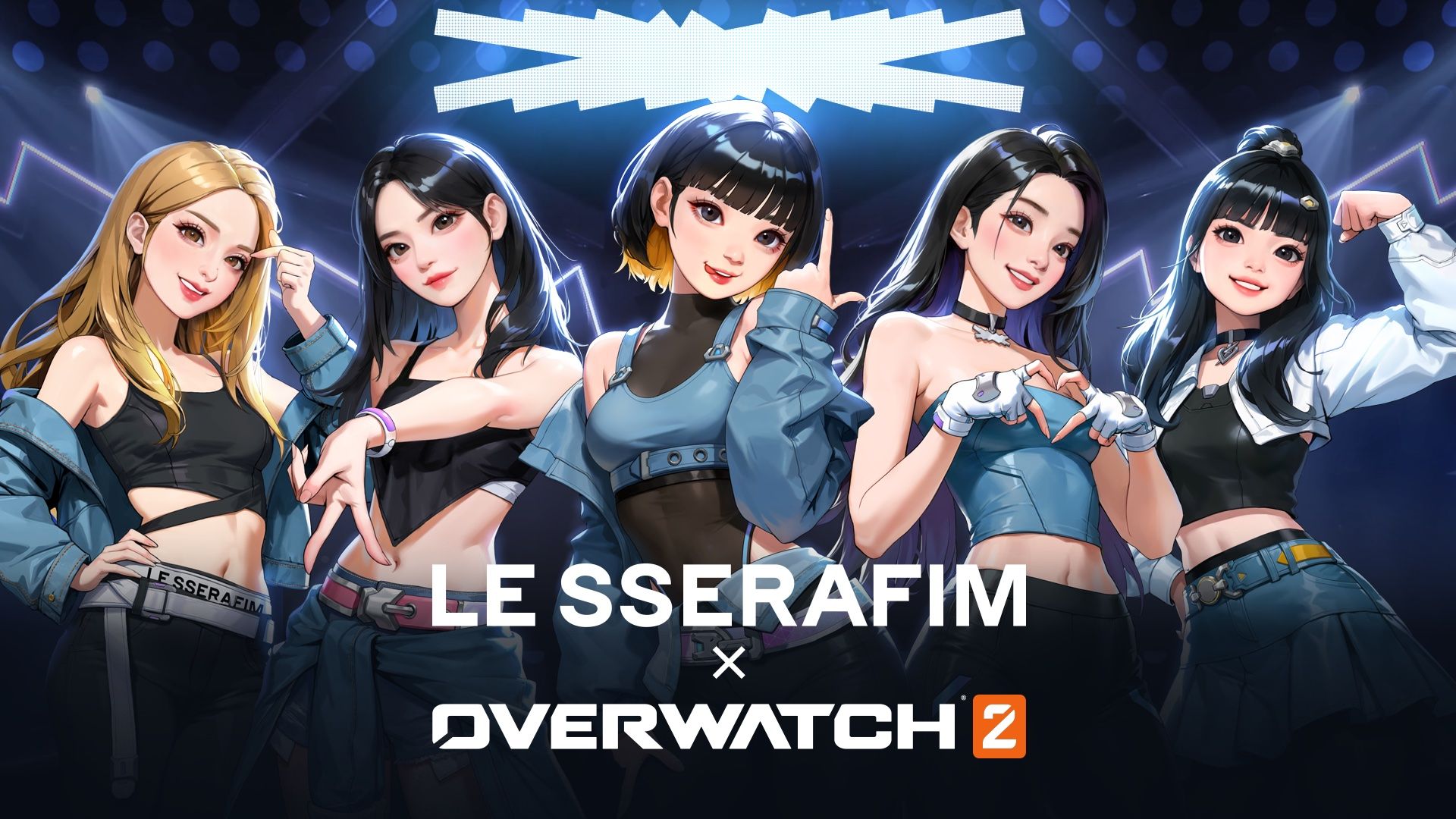 Overwatch 2's next collab is with K-pop girl group Le Sserafim